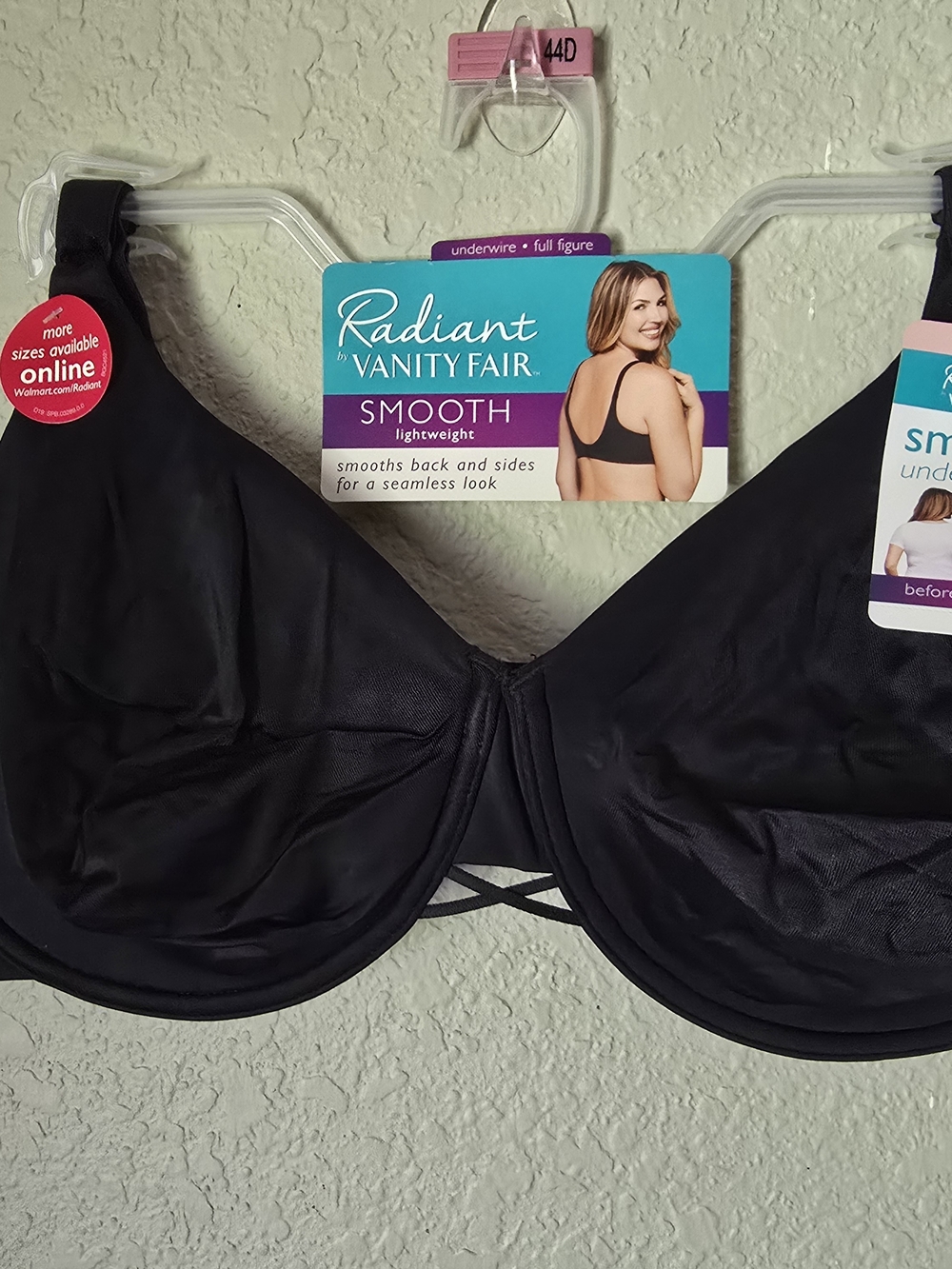 Vanity Fair Radiant Smooth Underwire Bra in Black